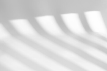 gray geometric slash line shadow and black thick stripe silhouette shade on empty white background