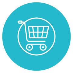 Clear Cart icon vector image. Can be used for Shopping and Ecommerce.