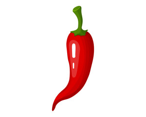 Pepper Spicy chili pepper level scale icon, label. Traditional Mexican, Chinese, asian spicy levels. mild, spicy, hot. Chili pepper red outline icon