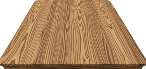 Light brown wood grain texture tabletop surface with visible grain patterns and beveled edges transparent background