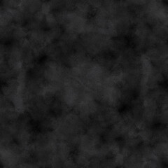 Abstract black seamless pattern, dark background. Halloween decoration texture. Hand drawn watercolor illustration.  Monochrome design for fabric, textile, wallpaper, wrapping, card, scrapbooking.