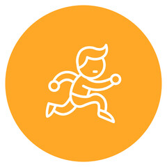 Chase icon vector image. Can be used for Prison.