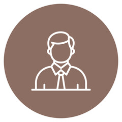 Office Worker icon vector image. Can be used for Women.