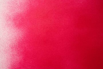 赤のスプレー塗料で描いた背景