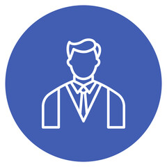 Bartender icon vector image. Can be used for Women.