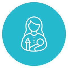 Nanny icon vector image. Can be used for Cleaning and Dusting.