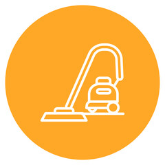 Vacuuming icon vector image. Can be used for Cleaning and Dusting.
