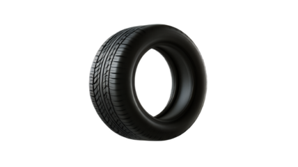 black car tyre