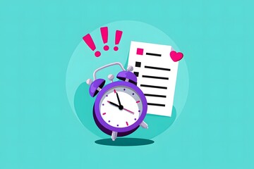 This illustrates the concept of time management and task completion