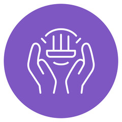 Safety Procedures icon vector image. Can be used for Risk Management.