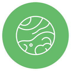 Earth icon vector image. Can be used for Earth Day.