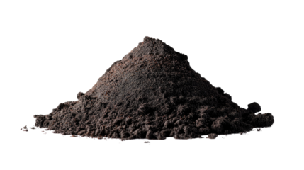 Pile of Fertile Soil: A rich mound of dark, fertile soil ready for planting. The image evokes the potential for growth and the promise of a bountiful harvest.