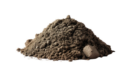 Pile of Soil: An image showcasing a pile of rich, dark soil, a fundamental element of nature's bounty.