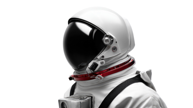 Astronaut's helmet: A portrait of an astronaut's helmet, meticulously detailed to showcase the intricate design, protective visor, and overall aesthetic, symbolizing exploration and discovery.