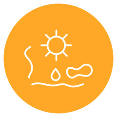 Contaminated Surfaces icon vector image. Can be used for Infectious Diseases.