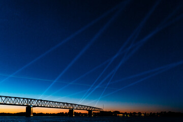 The Old Little Belt Bridge light show 90 years birthday