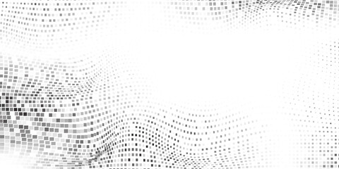 Simple dotted halftone gradient texture. Vanishing polka dot background abstract modern art