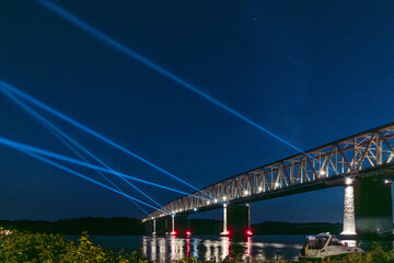 The Old Little Belt Bridge light show 90 years birthday