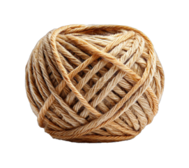 Creating cozy crafts knitting yarn ball techniques in home settings for diy projects isolated on transparent background, png