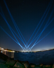The Old Little Belt Bridge light show 90 years birthday