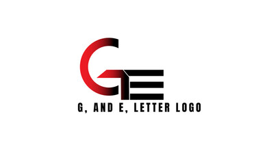 G E Letter Logo Design | Modern Minimal Monogram for Branding and Identity