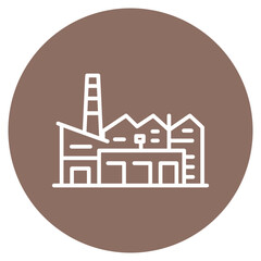 Industry icon vector image. Can be used for Manufacturing.