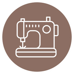 Sewing Machine icon vector image. Can be used for Shoemaker.