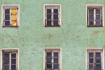 Windows Facade in Innsbruck - Austria