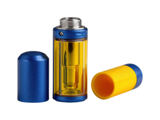 Innovative vaporizer design exhibition product modern aesthetics view isolated on transparent background, png