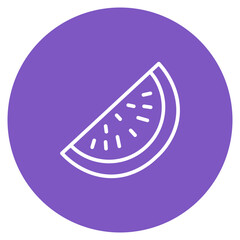 Watermelon icon vector image. Can be used for Casino.