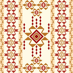 Navajo tribal vector  pattern. Native American ornament. Ethnic South Western decor style, geometric ornament. Vector Mexican blanket, rug. Woven carpet illustration 300dpi