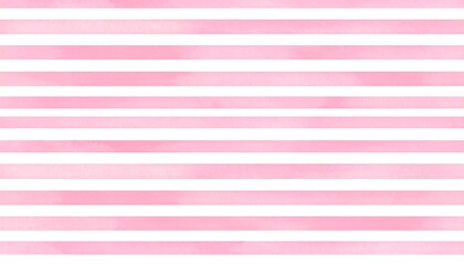Obraz premium Pastel pink horizontal stripes on white background