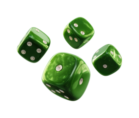 Exciting dice game action home table series recreation view fun concept isolated on transparent background, png
