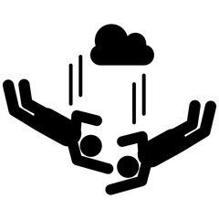 Skydiving Icon
