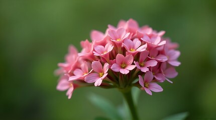 Fototapeta premium beautiful pink flowers blooming in nature