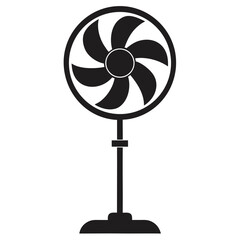 Obraz premium fan on black