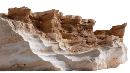 Erosion and Beauty: A detailed capture of sculpted rock formations reveal nature's patient hand and majestic landscapes of layers 
