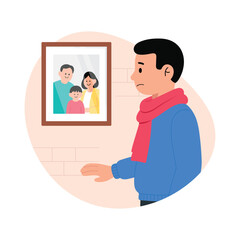 Obraz premium Family Memories Vector illustration. EPS 10 file 