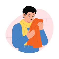 Hugging Shirt Vector illustration. EPS 10 file
