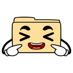 file icon character illustration hand drawn isolated vector