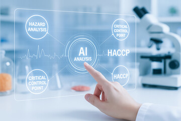 Haccp hazard analysis and critical control point concepts integrated with AI analysis for enhanced food safety and quality control laboratory