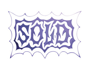 Bold statement purple grunge text design element to grab attention and make an impact quickly