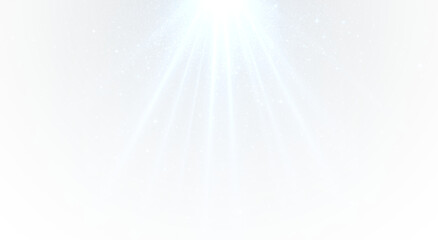 Flickering blue light with spark particles and soft celestial effect png.