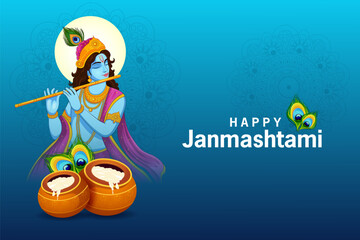 Lord Krishna Indian God Janmashtami festival holiday