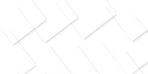 Abstract white background with texture pattern, layered geometric triangle shapes, white and grey glossy squares with faint geometric lines featuring intersecting patterns. background and design.