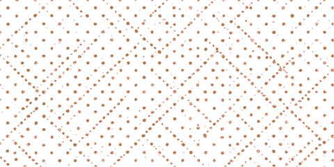 Seamless vector polka dot pattern for a vintage geometric paper scrapbook design
