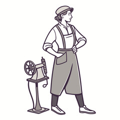 vector illustration of a man