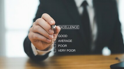 Businessman using touchscreen to write ideas and data for success. business man writing on a whiteboard