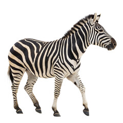 Fototapeta premium Zebra Animal Graphic – Transparent Background Wildlife Art