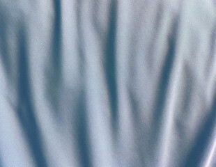 blue wrinkle fabric linen cotton texture background